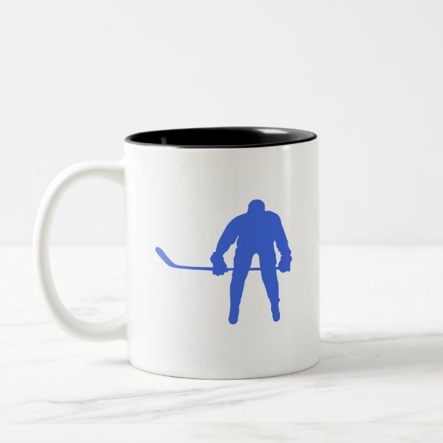 Royal Blue Hockey Zweifarbige Tasse (Links)