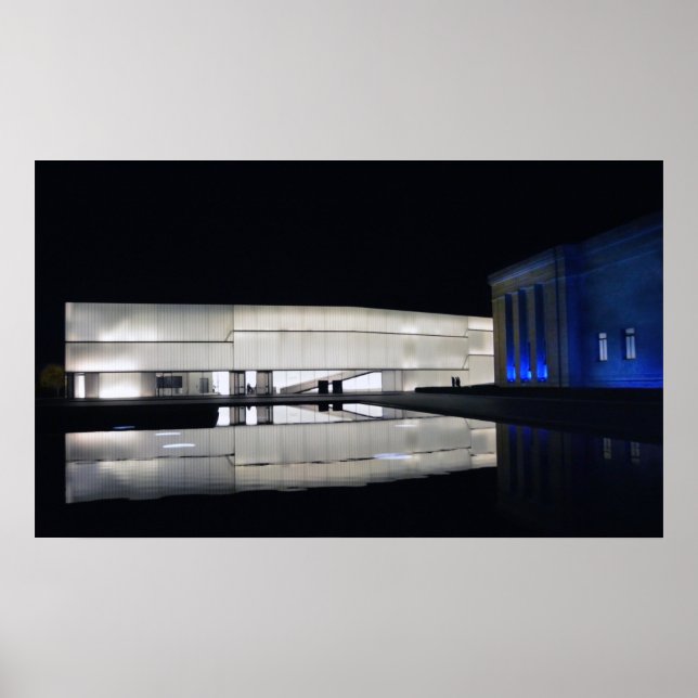 Royal Blue Kansas City Art Museum Poster (Vorne)