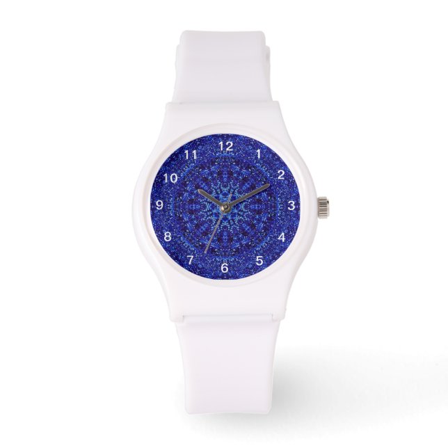 Royal Blue Metallic Armbanduhr (Vorderseite)
