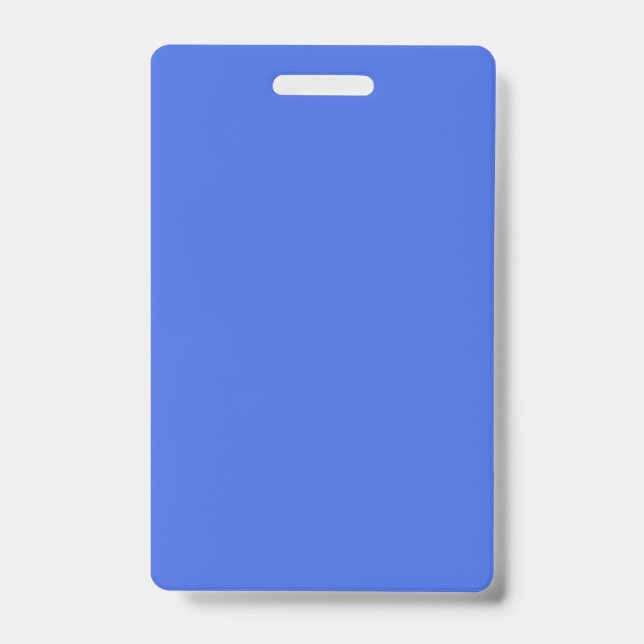 Royal Blue Name Abzeichen Sleek und Minimal Design Ausweis (Vorderseite)