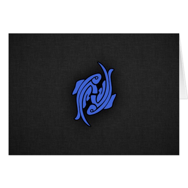 Royal Blue Pisces (Vorderseite (Horizontal))