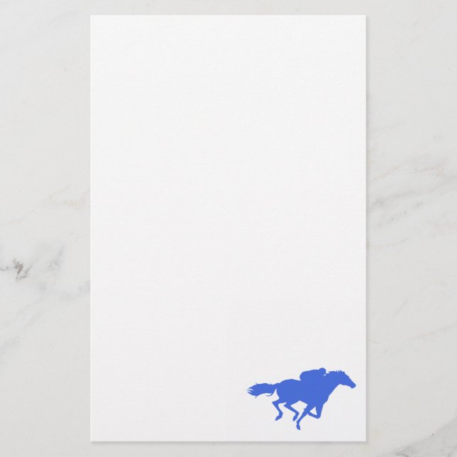 Royal Blue Racing Briefpapier (Vorderseite)