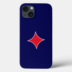 Royal Blue Red Starburst iPhone-Hülle Case-Mate iPhone Hülle