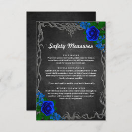 Royal Blue Rose Challe Board - Sicherheitsmaßnahme