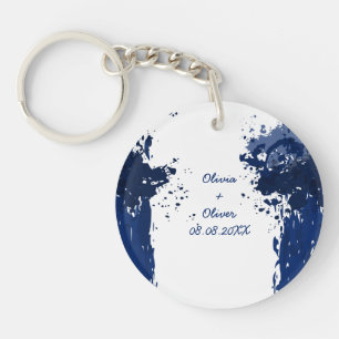 Royal Blue Schlüsselanhänger Gastgeschenk Hochzeit