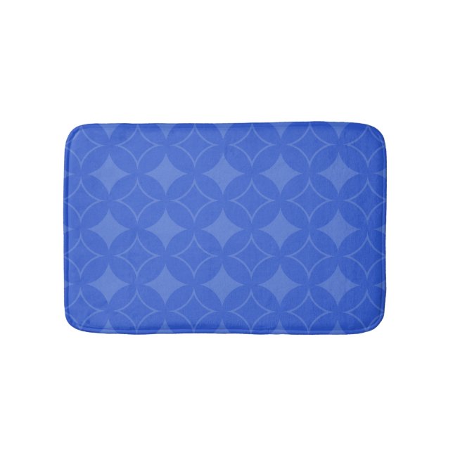Royal Blue Shippo Muster Badematte (Vorderseite)