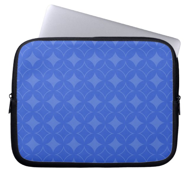 Royal Blue Shippo Muster Laptopschutzhülle (Vorderseite)