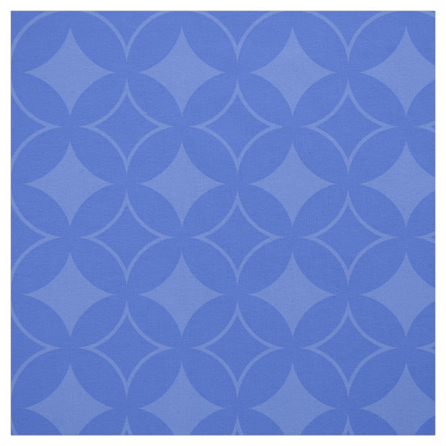 Royal Blue Shippo Muster Stoff (Muster)