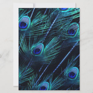 Royal Blue Silver Royal Indian Peacock Wedding Einladung