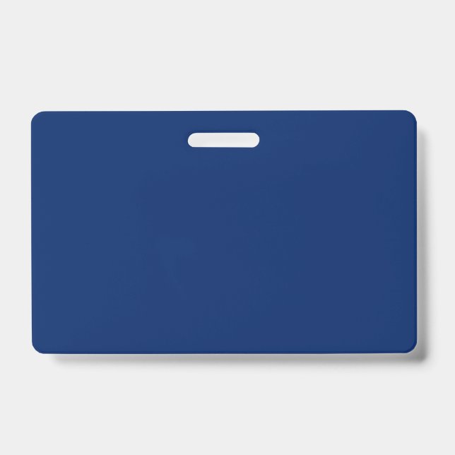 Royal Blue Solid Color Ausweis (Vorderseite)