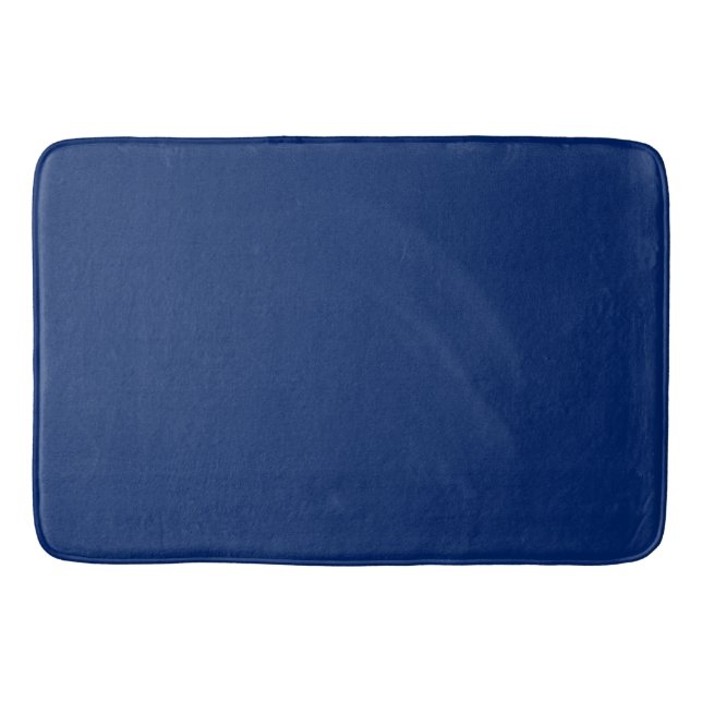 Royal Blue Solid Color Badematte (Vorderseite)