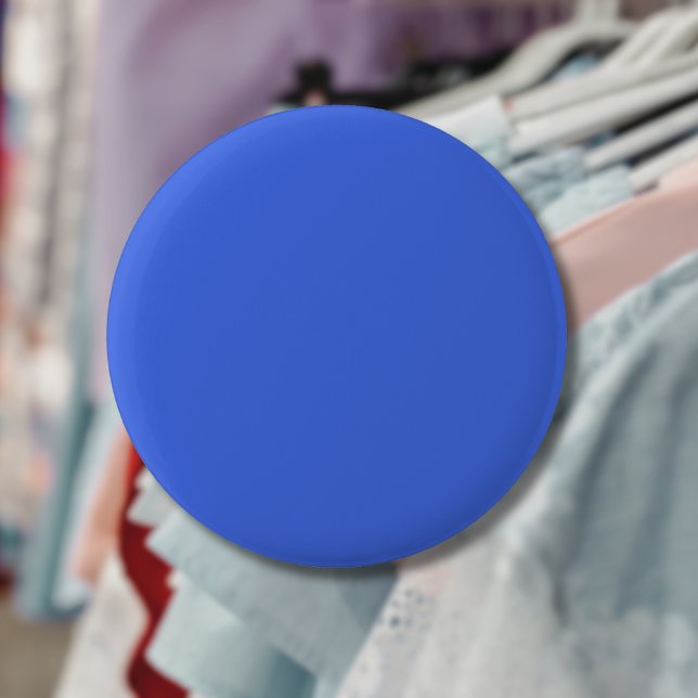 Royal Blue Solid Color | Classic | elegant Button (Von Creator hochgeladen)