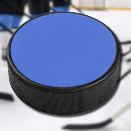 Royal Blue Solid Color | Classic | elegant Eishockey Puck