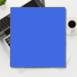 Royal Blue Solid Color | Classic | elegant Notizblock