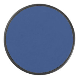 Royal Blue Solid Color Eishockey Puck