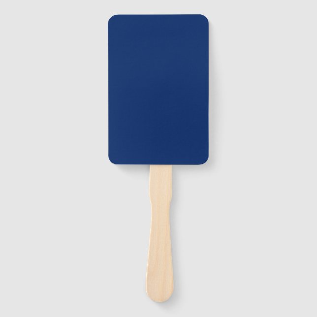 Royal Blue Solid Color Fächer (Vorderseite)