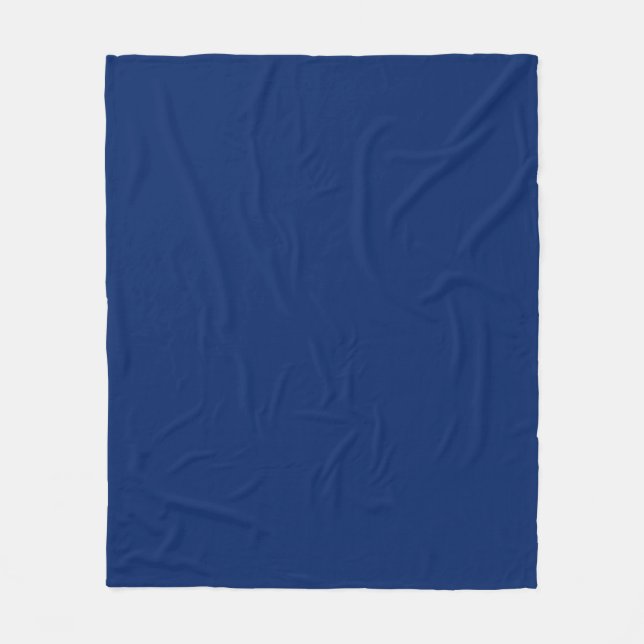 Royal Blue Solid Color Fleecedecke (Vorderseite)