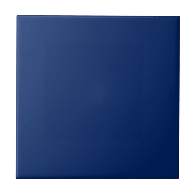 Royal Blue Solid Color Fliese (Vorderseite)