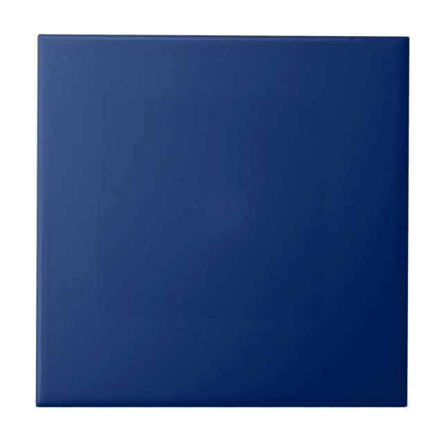 Royal Blue Solid Color Fliese (Vorderseite)