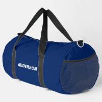 Royal Blue Solid Color Individuelle Name