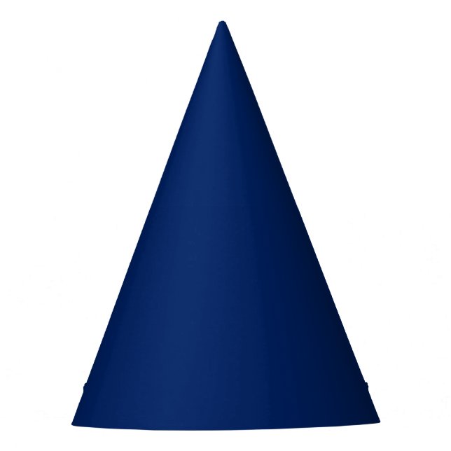 Royal Blue Solid Color Partyhütchen (Vorderseite)