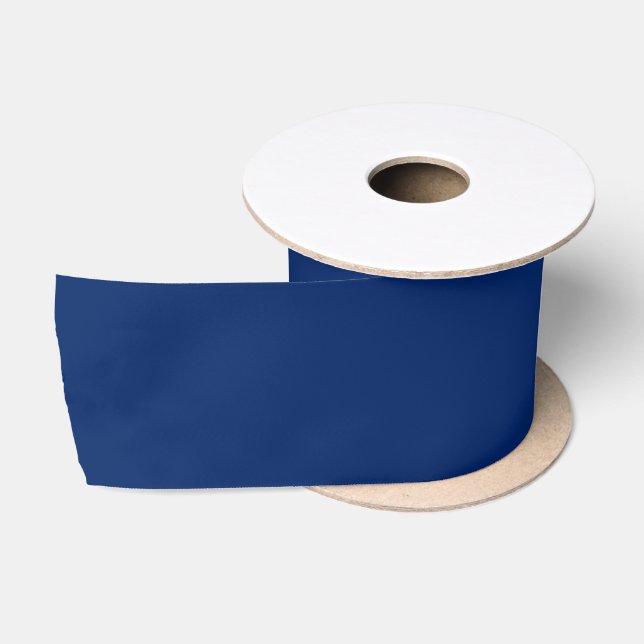 Royal Blue Solid Color Satinband (Spule)