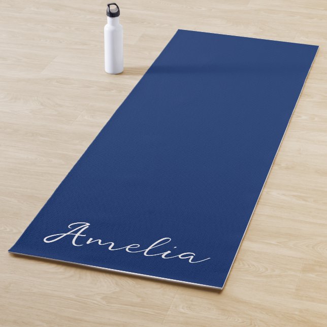 Royal Blue Solid Color Yogamatte (Beispiel)