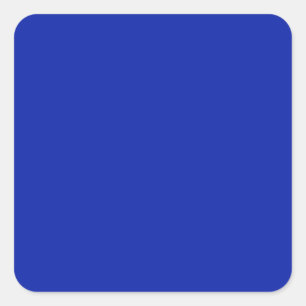 Royal Blue Square Sticker
