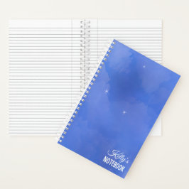 Royal Blue Star Notebook Notizbuch