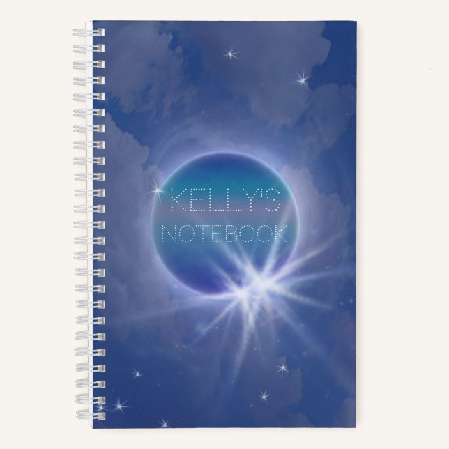 Royal Blue Star Notizbuch (Vorderseite)