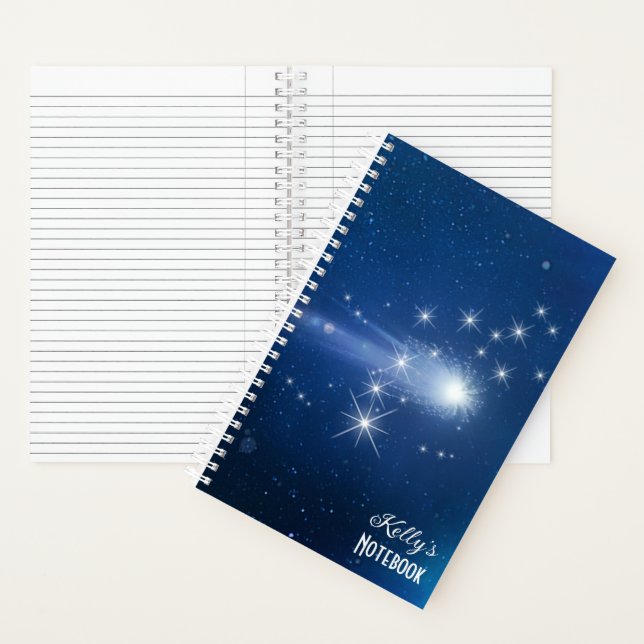 Royal Blue Star Notizbuch (Innen)