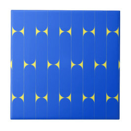 Royal Blue Sticks Kleine Keramik Tile Fliese