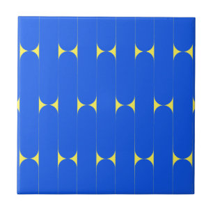 Royal Blue Sticks Kleine Keramik Tile Fliese