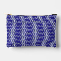 ROYAL BLUE STRICK Kleines Zubehör Beutel