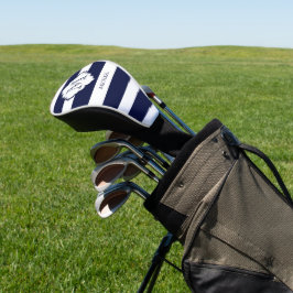 Royal Blue Stripes Golf Headcover