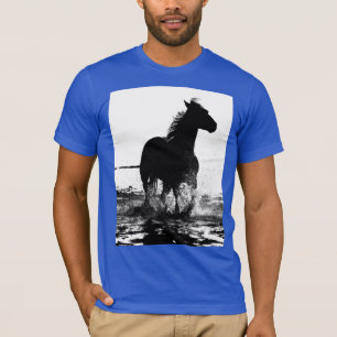 Royal Blue Template Running Ross Moderner Pop Kuns T-Shirt
