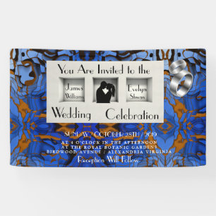 Royal Blue Theme Modernität Abstrakt Banner