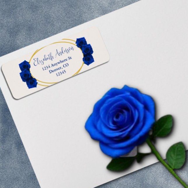 Royal Blue und Gold Geometric Quinceñera (Von Creator hochgeladen)