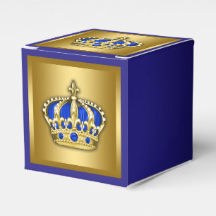 Royal Blue und Gold Prince Geschenkschachtel