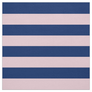 Royal Blue und Pink Stripes Stoff
