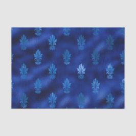 Royal Blue und Silver Seidenpapier