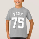 Royal Blue & White Kids | Sports Jersey Design T-Shirt<br><div class="desc">Royal Blue & White Kids | Sports Jersey Design ・ Kids Jersey Sweatshirt</div>