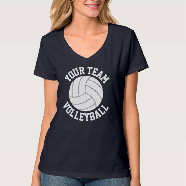 Royal Blue & White Volleyball Jersey Shirt (Vorderseite)