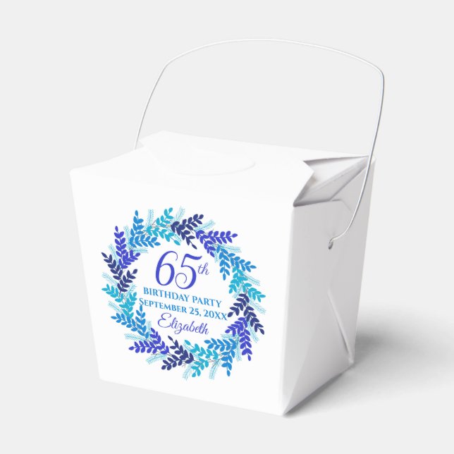 Royal Blue Wreath 65. Geschenkschachtel (Vorderseite)