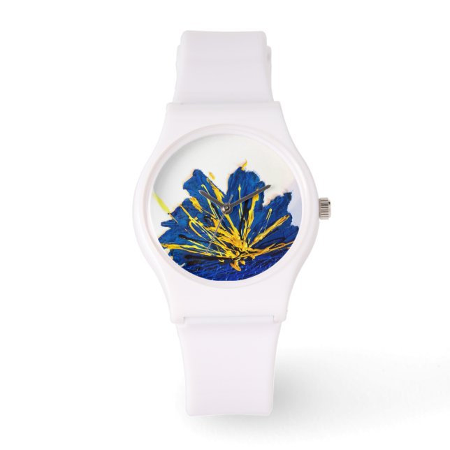Royal Blume Art Watch Armbanduhr (Vorderseite)