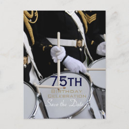 Royal British Band 75. Geburtstag Save the Date Ankündigungspostkarte