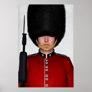 Royal British Guardsman, London, Großbritannien Poster