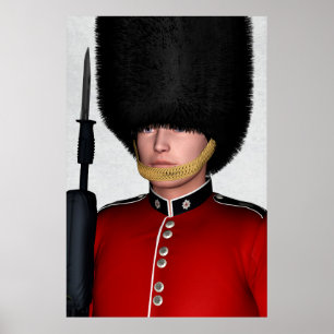 Royal British Guardsman, London, Großbritannien Poster