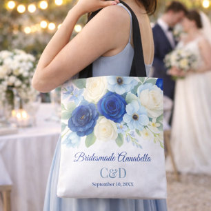 Royal Bue Wedding Watercolor Elfenbeinküste Blume