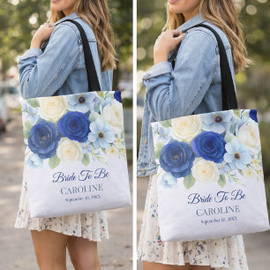 Royal Bue Wedding Watercolor Elfenbeinküste Blume